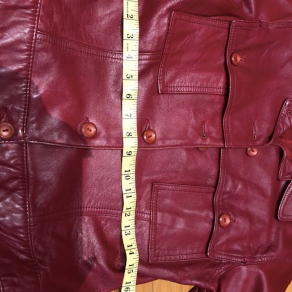 Vintage Red Leather Jacket of your Dreams! - Picture 13 of 15